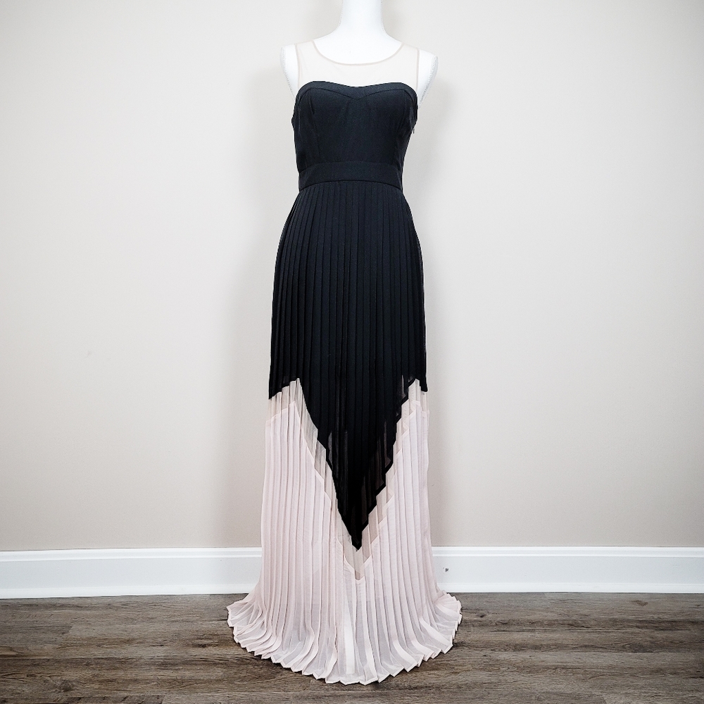 Jessica Simpson Asymmetrical Design Chiffon Gown Prom Dress